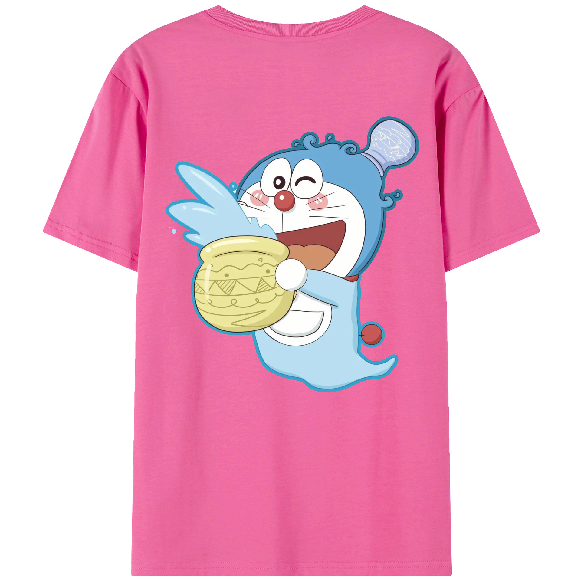 （画像用） ドラえもん Doraemon レディース半袖Tシャツ(バックプリント)